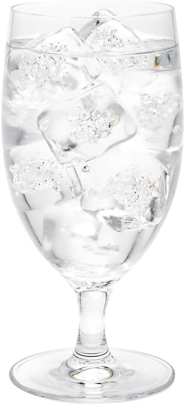 NEW Voglia Nude 14 Ounce Water Goblet Glasses, Crystal - Set Of 6
